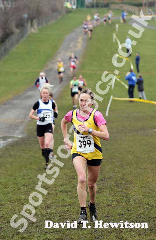 Elaine Anne Leslie (Jarrow) 45-49, BMAF Cross Country, Herrington, Sunderland.